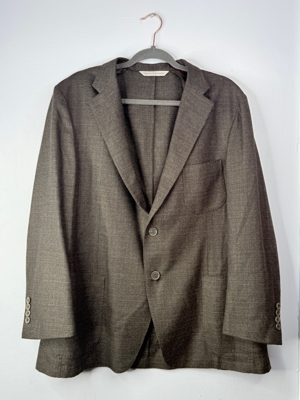 Like New! Samuelsohn 100% wool Gray Benson Blazer 46R